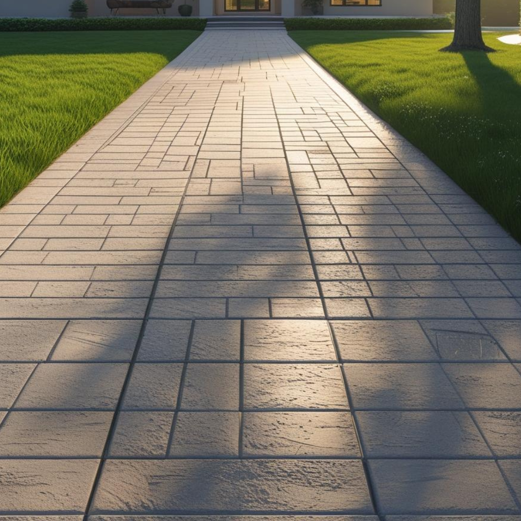 Driveway Concrete Paved by Rhyl driveway company