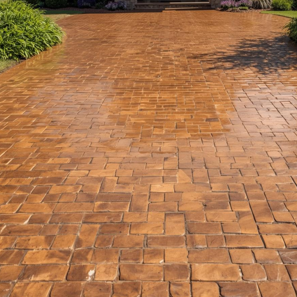 Imprinted Concrete Driveway Solutions by Rhyl driveway company